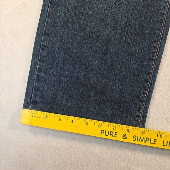 Old Navy At Waist Cropped Capri Jeans Women's size 8 Stretch Peddle Pushers - Picture 8 of 10